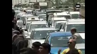 Commuters face the heat as taxi drivers' protest in Delhi