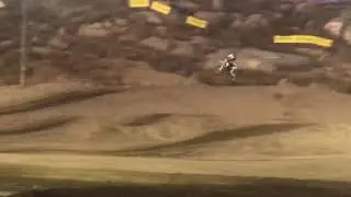 Massive jump by an 11 years old on a 85cc