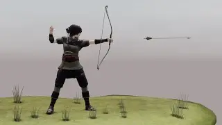ARMY OF ARCHERS, ERIKA ARCHER ( BLENDER 2.8 )