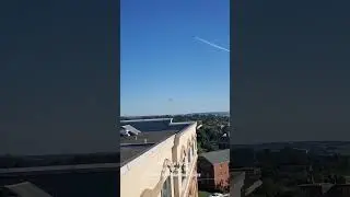 Air Force flyover Arlington VA #airforce #flyover