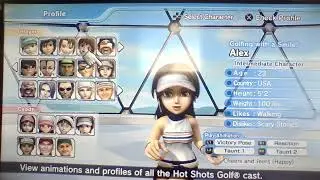 Hot Shots Golf: Out of Bounds - All Alex Animations