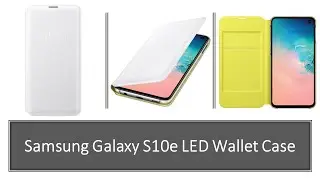 Galaxy S10e LED Wallet Case