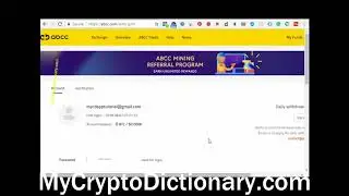 How To Bind Phone With ABCC Exchange Account - ABCC Exchange 101 Videos - MyCryptoDictionary App