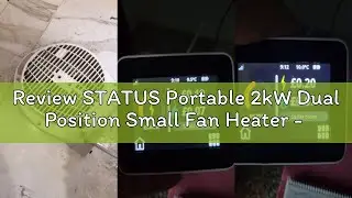 Review STATUS Portable 2kW Dual Position Small Fan Heater - (FH2P-2000W1PKB)