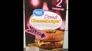 Great Value: Donut Cheeseburger Review