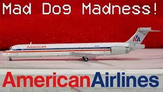 Распаковка самолета Gemini Jets American Airlines MD-90!