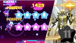 Chunithm Boss song #1 (Hidden) ★11 World Vanquisher 877690점 All Perfect 【Muse Dash X Chunithm】