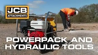 JCB Beaver Hydraulic Power Pack and HM25 Handheld Hydraulic Breaker