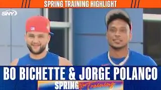 Bo Bichette and Jorge Polanco Full Friday Mets Workouts