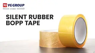 Silent Rubber-Based BOPP Packing Tape - Perfect for Offices & Homes