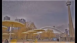 Toronto Unique Umbrellas HTO Beach & Park | Spring City Walks - March 23, 2023