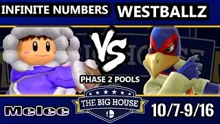 TBH6 SSBM - Infinite Numbers (Ice Climbers) Vs. G2 | Westballz (Falco, Fox) Smash Melee Pools