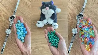 Satisfying Reverse Video ASMR | Beads, Candy, Stones Oddly satisfying drop💥Satisfying ASMR sounds