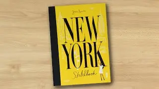 New York Sketchbook by Jason Brooks (book flip)