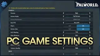 Palworld - PC Game Settings
