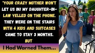 [ Full Story ] your Crazy Mother Won't Let Us In! My Daughter-in-law Yelled on the Phone...