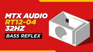 MTX Audio RT12-04 12 Inch 32hz Box Design | LOW AND DEEP BASS