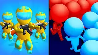 Giant Rush Vs Count Master 3D 🧿🎉🔥New Record Levels 9999 Mobile Gameplay HY12