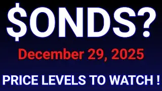 ONDS Stock (Ondas Holdings Inc.) ONDS Stock Technical Analysis | December 29, 2025 