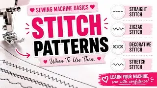 How to change your stitch pattern on a sewing machine | Brother ST371HD