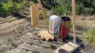 Koshi Aqua And Zaphir Twilight Chimes Audio Sample on Gaiachimes Stands #percussionpower #windchimes