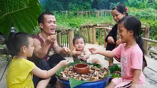 Dwarf Cooking _ Catch and Grill Snails According to Primitive Recipe | Wild Cooking