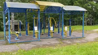База отдыха Яковцы - уличные тренажеры, Отдых в Беларуси