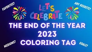 The End of the Year 2023 Coloring Tag #coloring #coloringpages