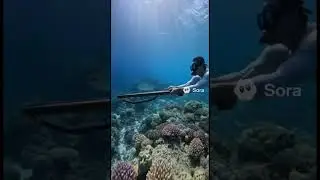 Underwater Robin Hood: The Man with the Spear #fypシ #UnderwaterHunting #spearfishinglife