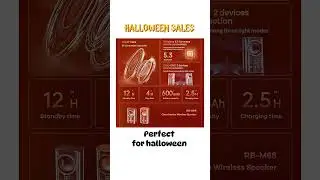 #portablespeaker #halloweensales #bluetoothspeaker #subwoofer