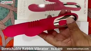 Stretchable Rabbit Vibrators Online in India | Delux Toys | Sex Toys | GSpot | Clitoris | Orgasm