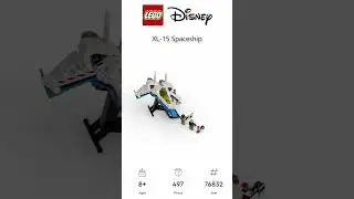 PREVIEW: LEGO DISNEY, XL-15 Spaceship, Set 76832, LEGO 2022