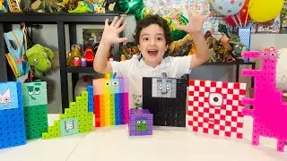 DIY Numberblocks Snap Cubes | Fun math activities for kids | Emin and his adventures
