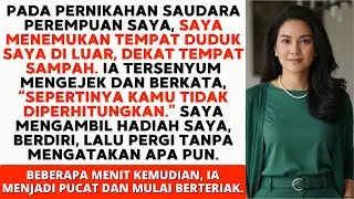 Pada pernikahan saudara perempuan saya saya menemukan tempat duduk saya di luar, dekat tempat sampah