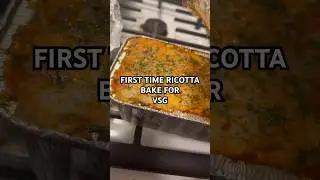 VSG FIRST TIME RICOTTA BAKE #Vsg #bariatriccommunity #Ricotta #ricottacheese  #bake #explore