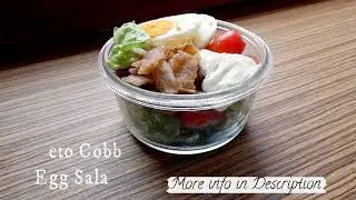 Keto Cobb Egg Salad 🥚🥓 So Creamy, So Easy!