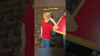 Child Salutes Soldier: A Moment to Remember&hellip;❤️#shorts