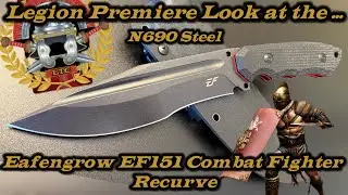 Legion Premiere Look at the Eafengrow EF151 combat fighter recurve in N690 Steel!