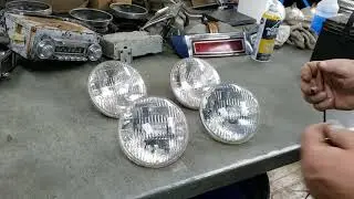 Set of Original T3 Headlights 1968 - 1971 GM