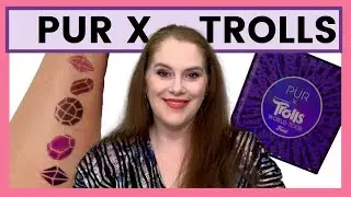 PUR x TROLLS Swatches Dreamworks Eyeshadow Palettes First Impression