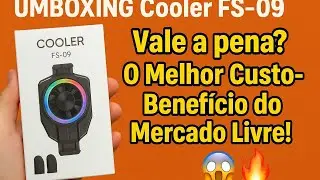 UMBOXING Cooler FS-09 | Vale a pena?#fs09