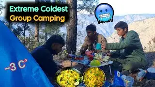 Coldest 🥶⚡️Group Camping in India | उत्तराखंड के जंगलों मैं 😳 | Camping In India | Group Camping |