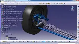 CATIA V5 KINEMATICS | Steering Mechanism | Recirculating Ball Steering | Commercial Vehicle Tutorial