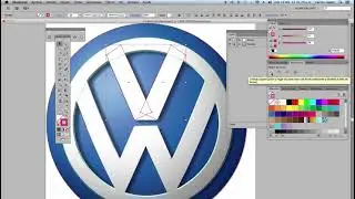 Vectorización Logo Volkswagen en Illustrator