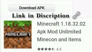 1.18.32.02 Minecraft Download apk link in discription 🔗