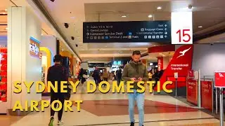 [4K] Sydney Domestic Airport Walking Tour