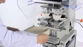 SPC-824SDU 2-Color Pad Printer with Ink Cup and Pneumatic Shuttle