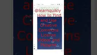 How to Find and Use Creative Commons License Videos and Pictures #education #creativecommons #foryou