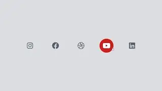 Social buttons hover background scale