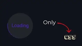 Create Loading Animation Using CSS Only #webdesign #cssanimation #css